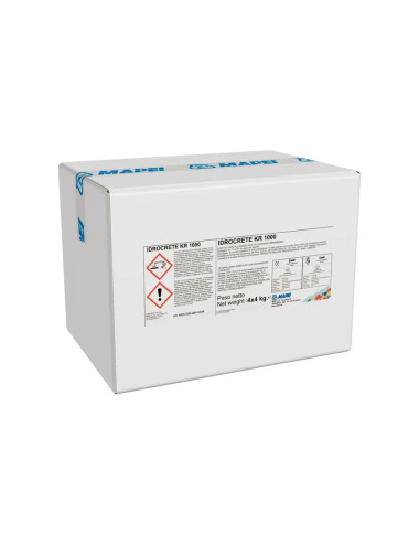 IDROCRETE KR 1000 MAPEI ADDITIVO CRISTALLIZZANTE IN POLVERE PER CALCESTRUZZI IMPERMALIZZANTI