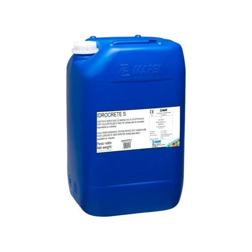 Idrocrete S Mapei 25 kg | Additivo Idrofugo per Calcestruzzo