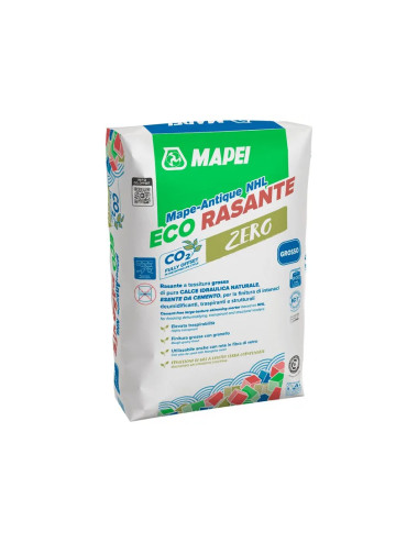 MAPE-ANTIQUE NHL ECO RASANTE GROSSO MAPEI MALTA DA RASATURA TRASPIRANTE A TESSITURA GROSSA