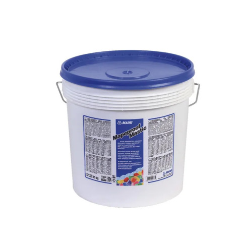 Mapeproof Mastic 15 kg | Stucco Bentonitico per Sigillatura Teli Impermeabilizzanti