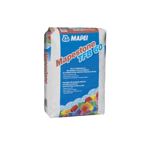 Mapestone TFB 60 25 kg | Malta per Massetti Pietra XF4 XS3 Carrabili