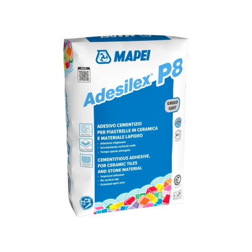 Adesilex P8 MAPEI 25 kg | Adesivo Cementizio C2TE per Piastrelle