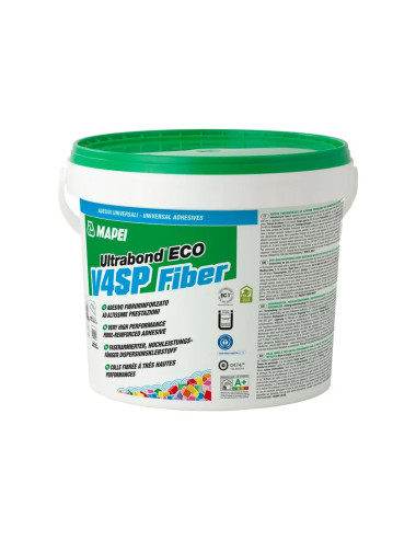 ULTRABOND ECO V4SP FIBER MAPEI ADESIVO UNIVERSALE PER PAVIMENTAZIONI RESILIENTI