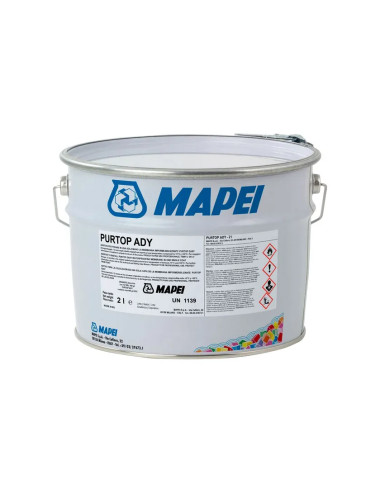 PURTOP ADY MAPEI ADDITIVO E RESINA PER IMPERMEABILIZZAZIONE