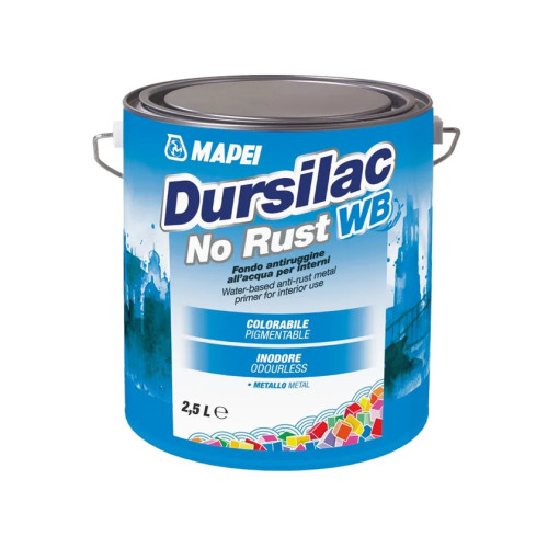 DURSILAC NO RUST WB – Fondo antiruggine all’acqua per interni