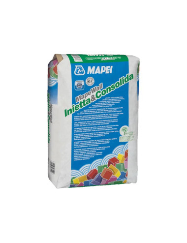 MAPEWALL INIETTA & CONSOLIDA MAPEI LEGANTE A BASE DI CALCE IDRAULICA NATURALE PER IL CONSOLIDAMENTO DI MURATURE