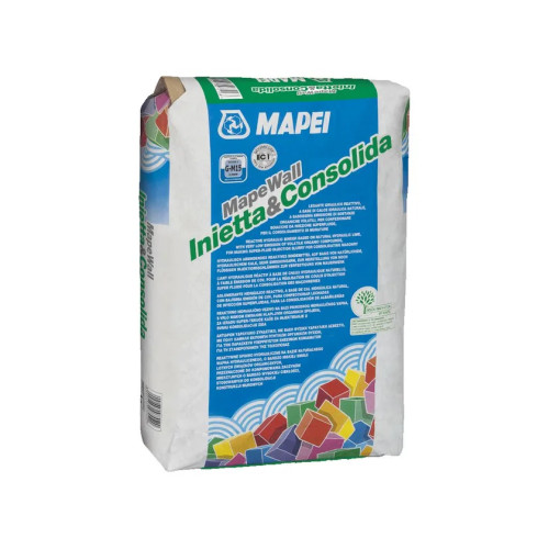 MapeWall Inietta & Consolida – Legante per murature in calce naturale