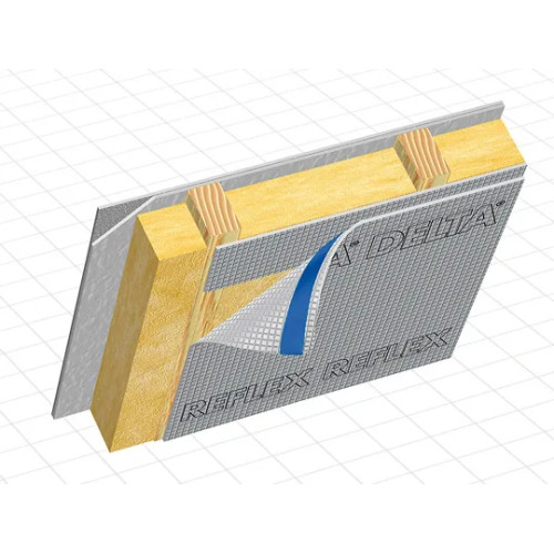 DELTA®-REFLEX – Barriera al vapore e al vento riflettente