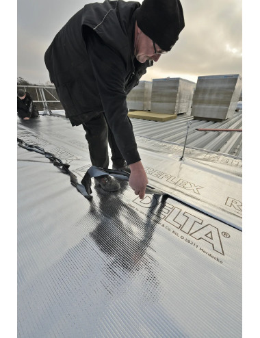 DELTA®-REFLEX – Barriera al vapore e al vento riflettente