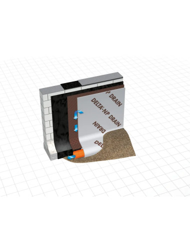 DÖRKEN ITALIA DELTA NP DRAIN MEMBRANE ALVEOLARI E DRENANTI