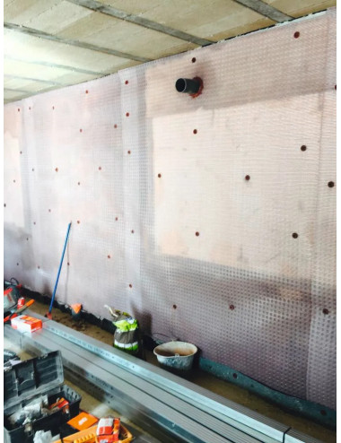 DELTA®-PT – Membrana alveolare portaintonaco per murature umide