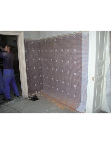 DELTA®-PT – Membrana alveolare portaintonaco per murature umide