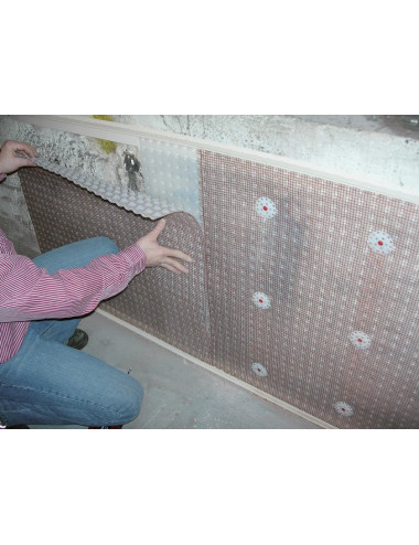 DELTA®-PT – Membrana alveolare portaintonaco per murature umide