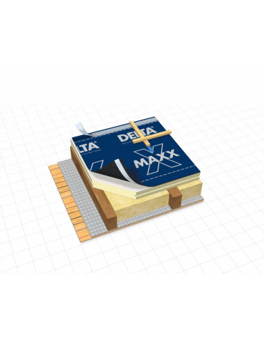 DELTA®-MAXX X – Membrana impermeabile traspirante per tetti inclinati