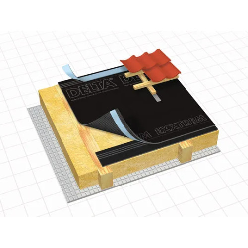 DELTA-EXXTREM: Membrana Traspirante ad Alta Resistenza Termica e UV | Ideale per Pannelli Fotovoltaici