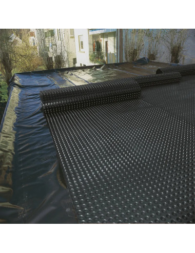 Membrana alveolare drenante per giardini pensili con riserva d’acqua