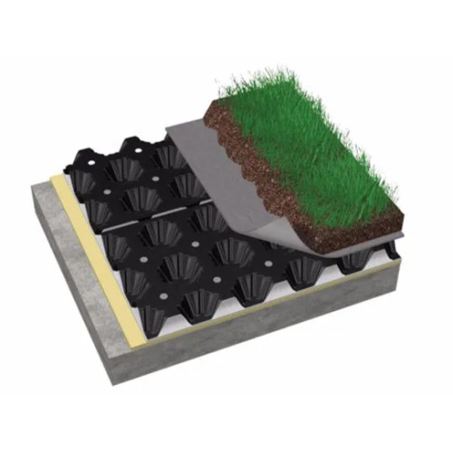 DELTA®-FLORAXX FLAT – Membrana alveolare per giardini pensili a pannelli