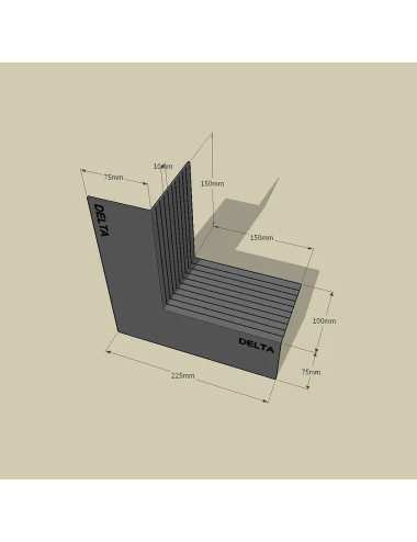 DELTA®-FAS CORNER – Raccordo Angolare UV per Membrane DELTA
