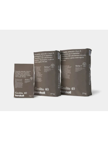 KERAKOLL GEOLITE 40 - GEOMALTA TIXOTROPICA A REAZIONE CRISTALLINA