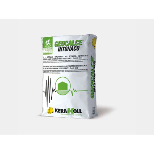 Intonaco Civile Traspirante in Calce Naturale – GeoCalce® Intonaco | CS II e Restauro Storico