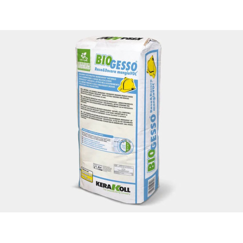 BioGesso Rasa&Decora – Rasante e tonachino mangiaVOC naturale