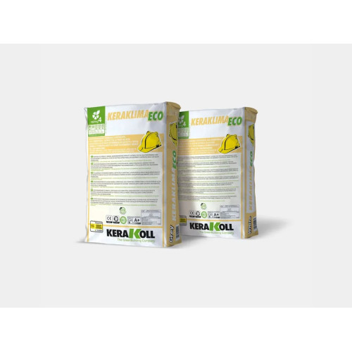 Keraklima Eco – Adesivo & rasante minerale per cappotto esterno