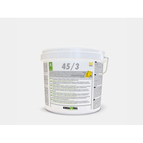 45/3 – Adesivo organico minerale eco-compatibile per PVC