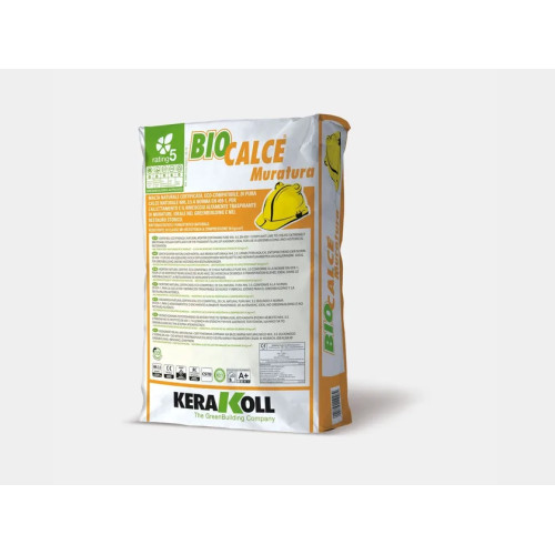 Malta naturale a calce NHL traspirante per murature | Biocalce® Muratura