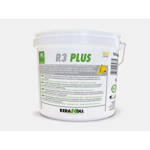 Adesivo organico minerale eco-compatibile per PVC, LVT e gomma