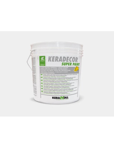 KERAKOLL KERADECOR ECO SUPER PAINT - PITTURA SUPERLAVABILE E TRASPIRANTE