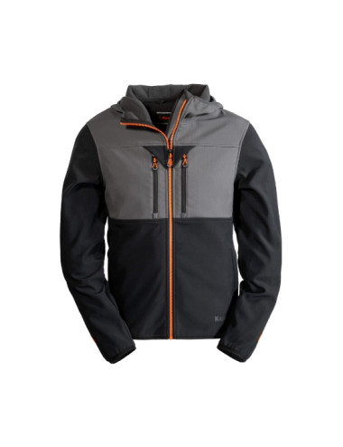 GIACCA SOFTSHELL TENERE PRO NERO/GRIGIO KAPRIOL