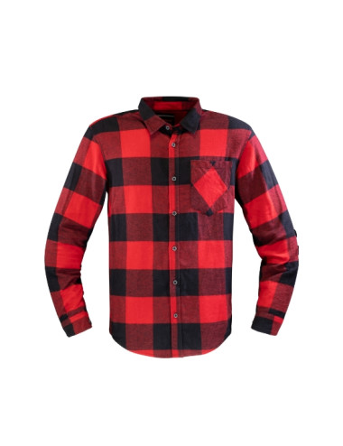 CAMICIA DA LAVORO ENJOY ROSSO/NERO KAPRIOL