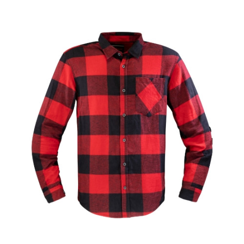 Camicia da lavoro a scacchi Enjoy in cotone flanellato