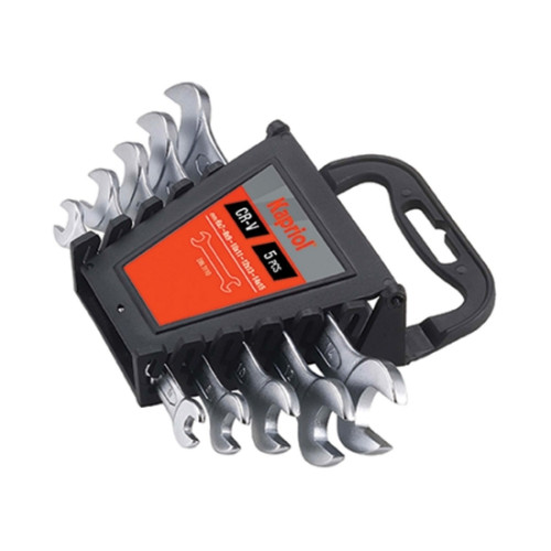 Set chiavi a forchetta doppie 5 pezzi cromo-vanadio