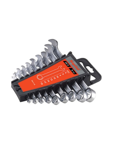 CHIAVI COMBINATE A FORCHETTA E POLIGONALI - 9 PCS KAPRIOL