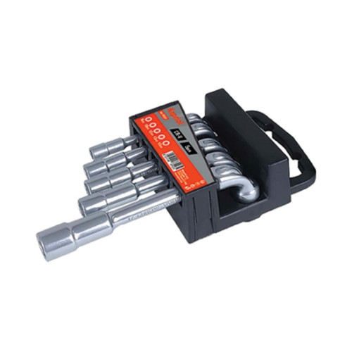 Set chiavi a pipa esagonali a L 5 pezzi cromo-vanadio