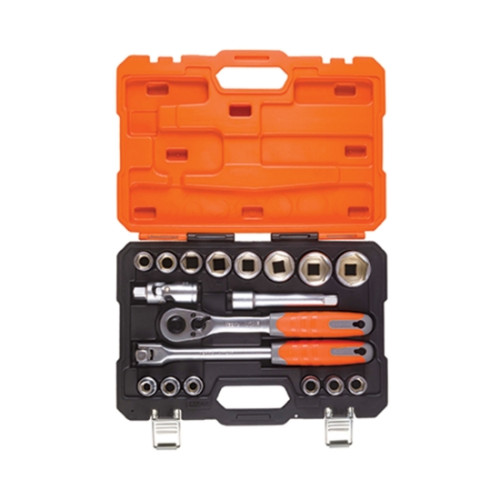 Set chiavi a bussola 1/2 da 18 pezzi con cricchetto