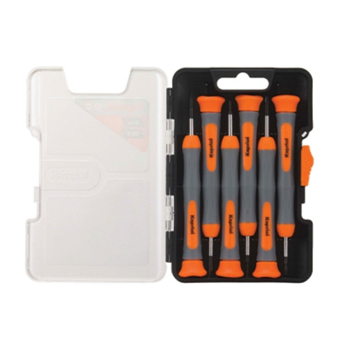 Set cacciaviti di precisione 6 pezzi con punta magnetica