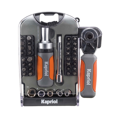 Set miniutensili con inserti e bussole 1/4 – 36 pezzi