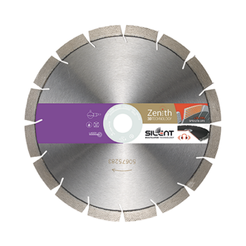 Zenith 3D F-LGS-SIL: Disco diamantato Silent Core Platinum