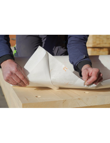 DELTA®-WOODIXX – Membrana Autoadesiva Traspirante per Protezione Strutture in Legno