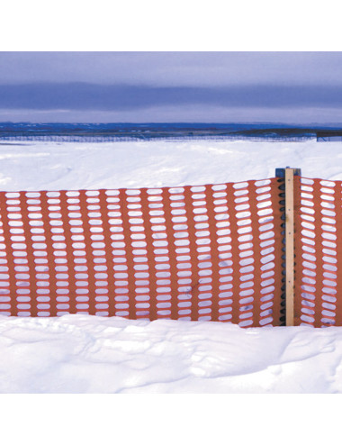 Rete da Cantiere in Polietilene Mono-orientata a Maglia Ovoidale
