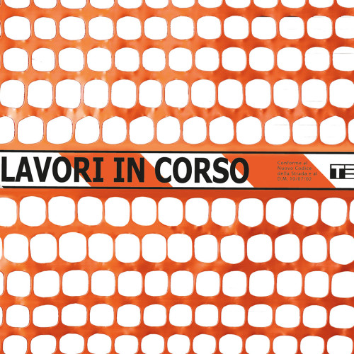 Rete da Cantiere HDPE con Banda Rifrangente “Lavori in Corso”