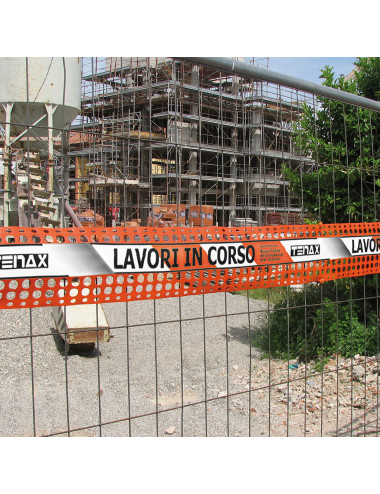 Banda Segnaletica HDPE “Lavori in Corso” per Cantieri