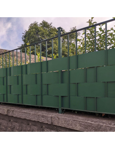 Strisce Schermanti PVC per Recinzioni 0,19×35 m con Clip