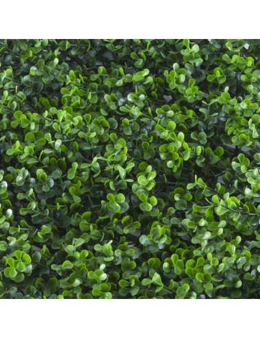 TENAX DIVY PANEL BUXUS INTENSE PANNELLO MODULARE CON FOGLIE IN POLIETILENE TIPO BOSSO, VERDE INTENSO