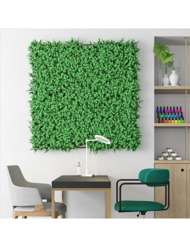 Siepe Artificiale Bosso Verde a Pannelli – Giardino Verticale Flessibile