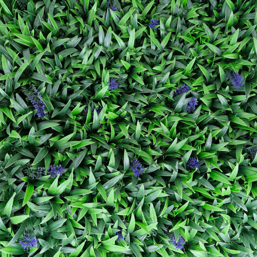 Siepe Artificiale Liriope a Pannelli – Giardino Verticale Modulare