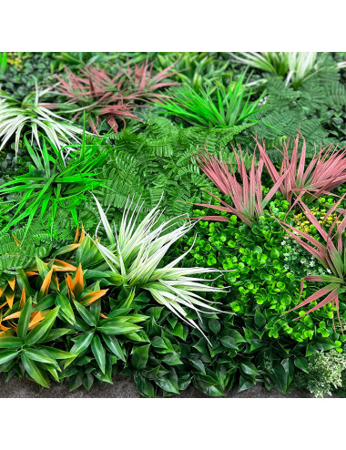 TENAX DIVY PANEL JUNGLE PANNELLO MODULARE CON FOGLIE IN POLIETILENE TIPO MULTIFOGLIA