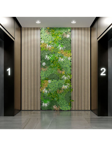 Siepe Artificiale Jungle a Pannelli – Giardino Verticale Modulare